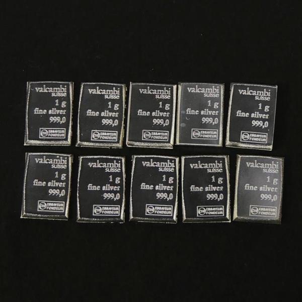 シルバーインゴット 1g 7枚セット horita78_69944