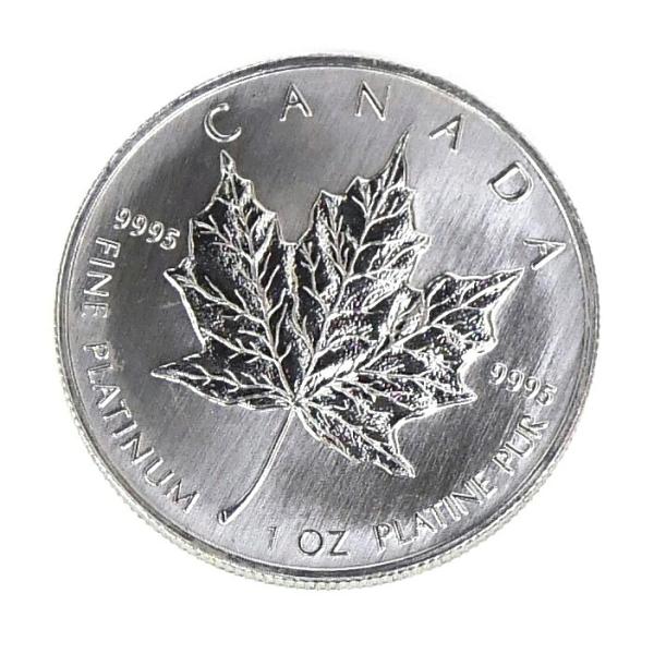 プラチナ メイプルリーフコイン 1オンス 1988年 メープルリーフ プラチナ貨 1oz メイプルコイン 【中古】(71620)
