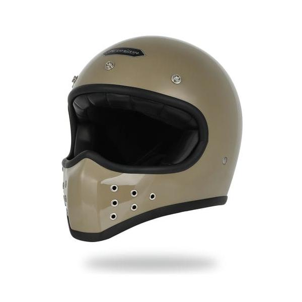 ビンテージオフロードフルフェイス MX-H4 Gloss Frest Brown グロスフレスコブラウン バイクヘルメット HORIZON HELMETS