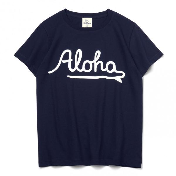 Aloha アロハ ロゴtシャツ ハワイ フラ ビーチ サーフ ブランド レディース 半袖 ホワイト グレー ネイビー Holidaze ホリデイズ Buyee Buyee 日本の通販商品 オークションの代理入札 代理購入