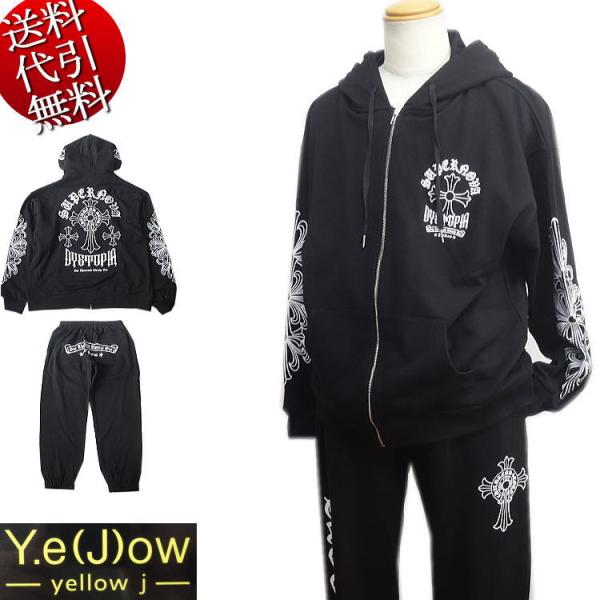 Yumeha⭐️パーカーコーデ＆抱っこ紐SET15＆七五三詣りSET 秋冬新作 Rings/リングス Y.e(J)ow/イエロージェイ クロス十字架 ロゴ