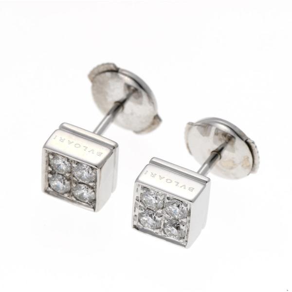 BVLGARI（ブルガリ） ルチア ダイヤ ピアス - ホワイトゴールド 750WG