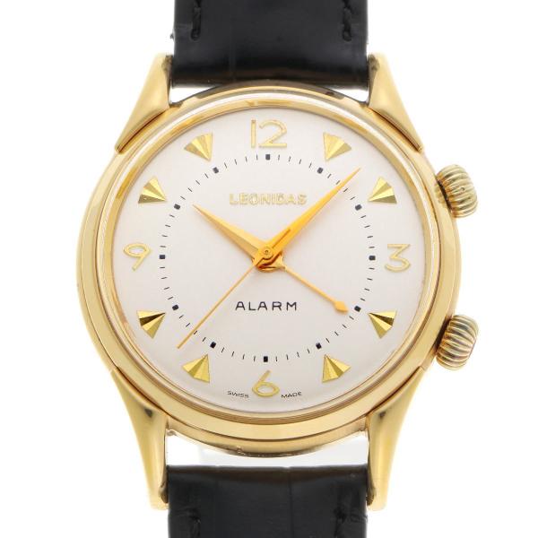 LEONIDAS アラーム 手巻き時計 ゴールド hornetito_2410158