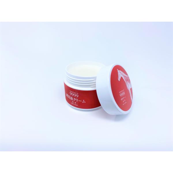 9999純馬油クリーム赤100ml : 天然純馬油9999ヤフー店 - 通販
