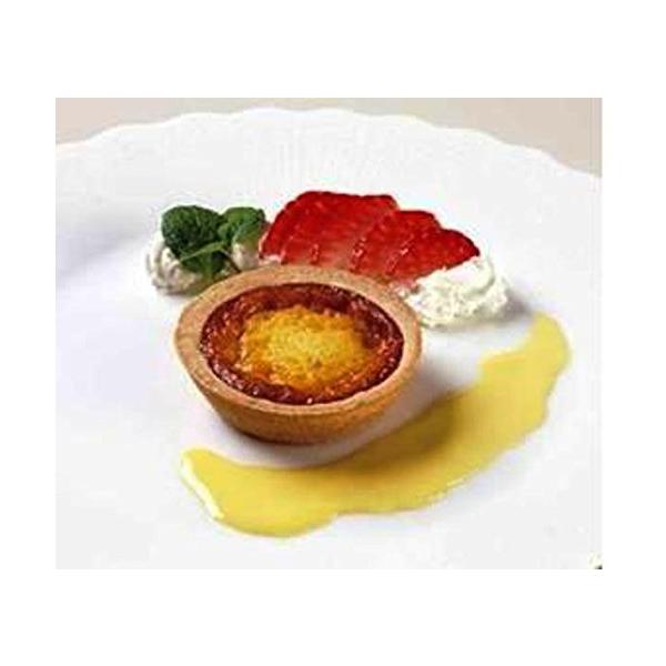 「商品情報」「主な仕様」タルト生地にプリンを詰めて焼き上げました。とろりとしたプリンとさくさくしたタルトの組み合わせが絶妙です。自然解凍で冷たいうちにお召し上がりください。 室温(２５℃)で1個の場合は２０〜３０分間、1箱のまま解凍する場合...