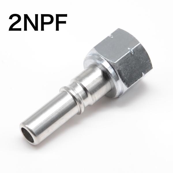 ホース屋オリジナル商品の、家庭用洗浄機用ホースのワンタッチ接続Ｎカプラ、エアコン洗浄ホースやノズルの接続に使用しているカプラです。取り付けネジはG1/4メスネジです。※洗太郎には接続ができないカプラです。