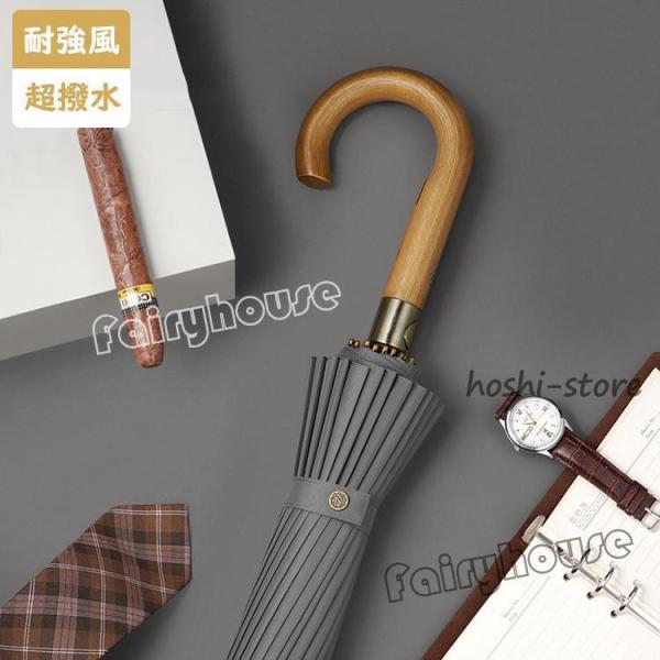 商品id：803917【商品名】：長傘 雨傘【生地】：ポリエステル【カラー】：ブラック、グレー、ネイビー、ライトブルー、グリーン【中棒】：ステンレス*骨の本数：24本*収納時全長： 94cm*開く時直径：110cm*重さ：約670ｇ【商品説...