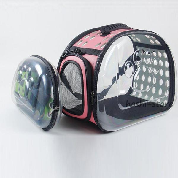 【品名】：ペットキャリー（鳥用）【素材】：アクリル【カラー】：全4色【サイズ】:S-M【重量（約】：S:570G  M:890G星野の人気検索ワード：ペットキャリーバッグ 小鳥用 抱っこ紐 ペット キャリア 鳥用 スリングバッグ 斜め掛けか...