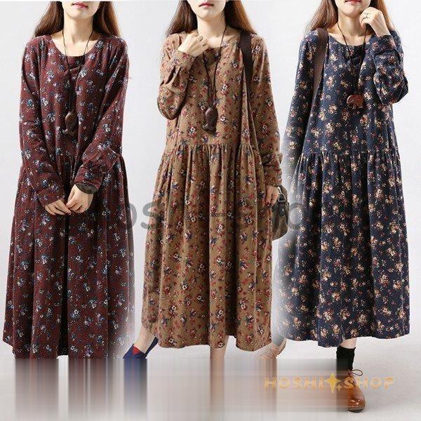 花柄 森ガール ロングワンピース 長袖 シャツワンピ ロング丈 秋 冬 レディース 小花柄 ナチュラル シャツワンピース 秋 秋冬 カシュクール マタニティ Ky0910 Hmop4 星野 通販 Yahoo ショッピング