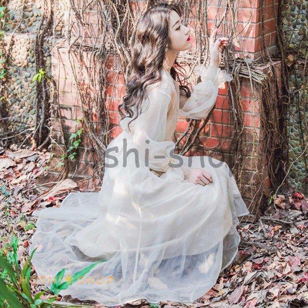 マキシワンピ 春夏 マキシワンピ 長袖ワンピース レディースワンピース 白ワンピース パーティードレス ロングワンピース Ky0914 Op143 星野 通販 Yahoo ショッピング