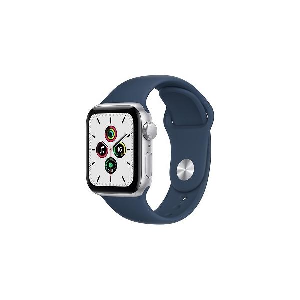 Apple Watch MKNY3J/A SE GPSモデル 40mm シルバーアルミニウム