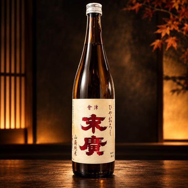 末廣酒造 山廃純米ひやおろし 720ml 日本酒 純米酒 山廃 ひやおろし 秋酒 季節限定 地酒 福島 会津 末廣