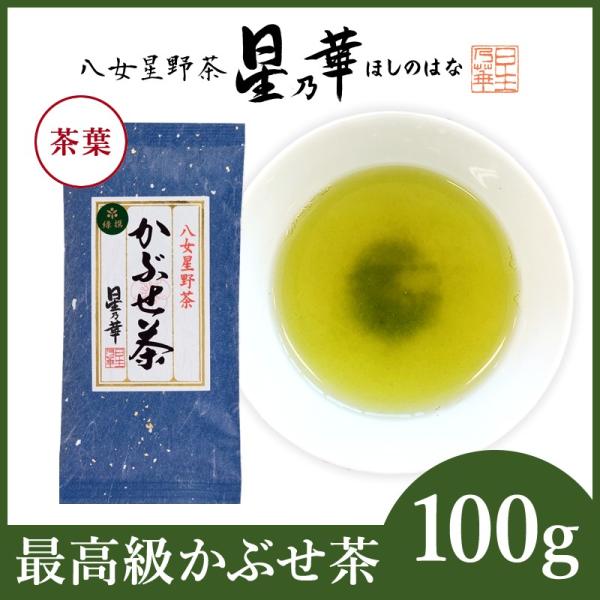 星乃華 お茶 緑茶 八女茶 星野茶 茶葉 かぶせ茶100g×1 かぶせ茶