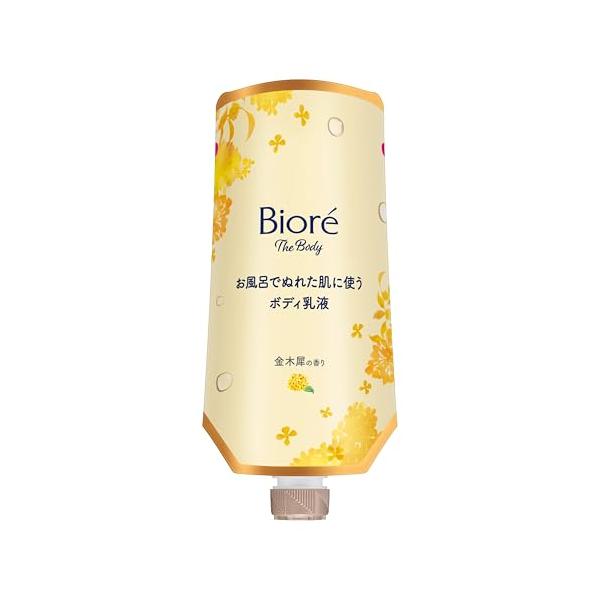 ビオレ ザ ボディ お風呂でぬれた肌に使うボディ乳液 肌すべすべ 金木犀の香り つりさげパック 保湿 285ml