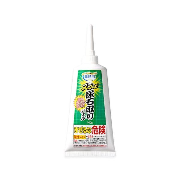 アイメディア(Aimedia) 尿石取りジェル 140g 密着タイプ 尿石除去剤 トイレ洗剤 業務用 日本製 トイレ掃除 黄ばみ除去 悪臭除去