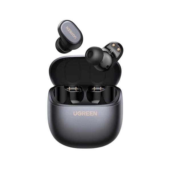 【2026最新！】UGREEN Dots ワイヤレスイヤホン Bluetooth 6.0 超小型【片耳7.3g軽量化/10mmチタニウム製ドライ
