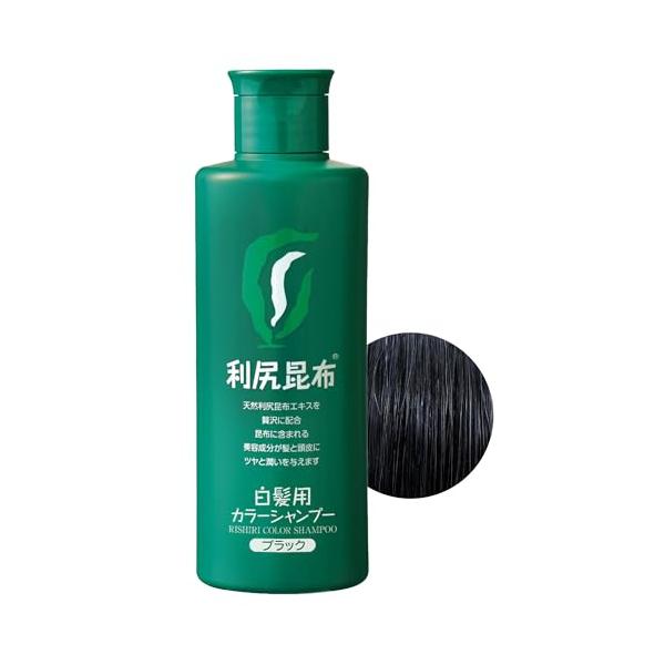 Sastty[白髪用] 利尻カラーシャンプー 200ml(ブラック)