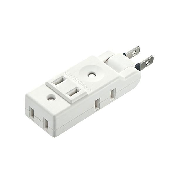 サンワサプライ(Sanwa Supply) スイングミニタップ 2P・4個口 ホワイト TAP-AC10W