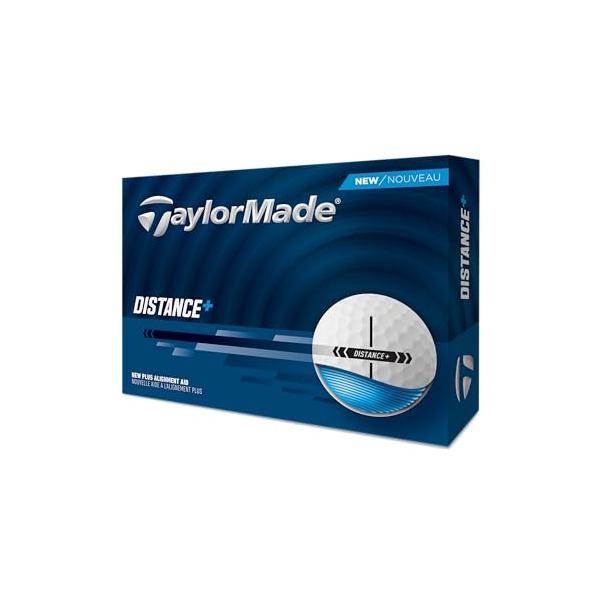 テーラーメイド(TAYLOR MADE) TMJ25 Distance + WH JPN dz ディスタンスプラス ホワイト ゴルフボール 20