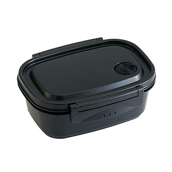 スケーター(Skater) ラク軽 軽い 弁当箱 M レンジ対応 550ml ブラック