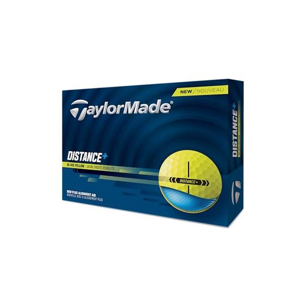 テーラーメイド(TAYLOR MADE) TMJ25 Distance + YLW JPN dz ディスタンスプラス イエロー ゴルフボール 2