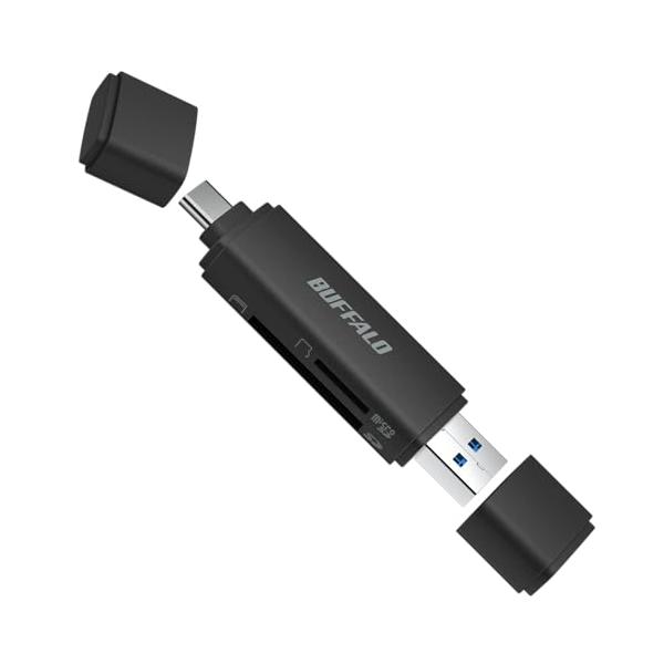 他サイト： バッファロー USB3.2 Gen1 Type-C &amp; Type-A カードリーダー 2-in-1 【 SD/SDHC/SDXC/microSDの商品画像