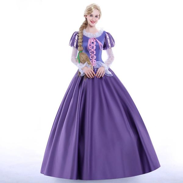 ｍ135 ハロウィン 女性用 コスプレ衣装 コスプレ プリンセスドレス 仮装 女性用 ドレス レディース ラプンツェル ラプンツェル なりきり 女王 ロングドレス プリンセス お姫様 大きいサイズ M135 Hosizora