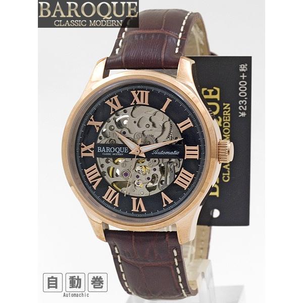 バロック BAROQUE 自動巻腕時計 GIOCATORE BA-1001RG-02BR : e-細井 