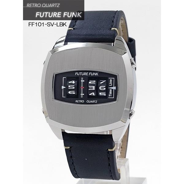 フューチャーファンク Future Funk ローラー式レトロクォーツ腕時計 Ff101 Sv Lbk Futurefunk Ff101 Sv E 細井時計店 通販 Yahoo ショッピング