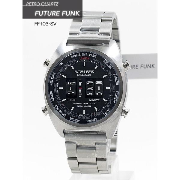 フューチャーファンク Future Funk ローラー式レトロクォーツ腕時計 Ff103 Sv Mt Buyee Buyee บร การต วกลางจากญ ป น ซ อจากประเทศญ ป น