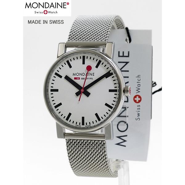 モンディーンMONDAINE エヴォ ホワイト 腕時計 35mm A658.30300.11SBV 