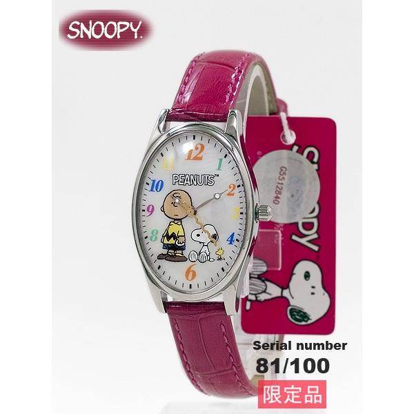 限定 100個 Peanuts Snoopy ピーナッツ スヌーピー 女性用腕時計 Sp 1027c Peanuts Sp 1027c E 細井時計店 通販 Yahoo ショッピング