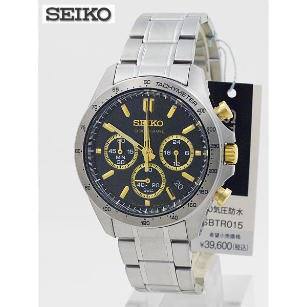 セイコーセレクション　SBTR015 10気圧防水 腕時計 SEIKO（セイコー） クロノグラフ 10気圧防水 腕時計 SBTR015 : e-細井