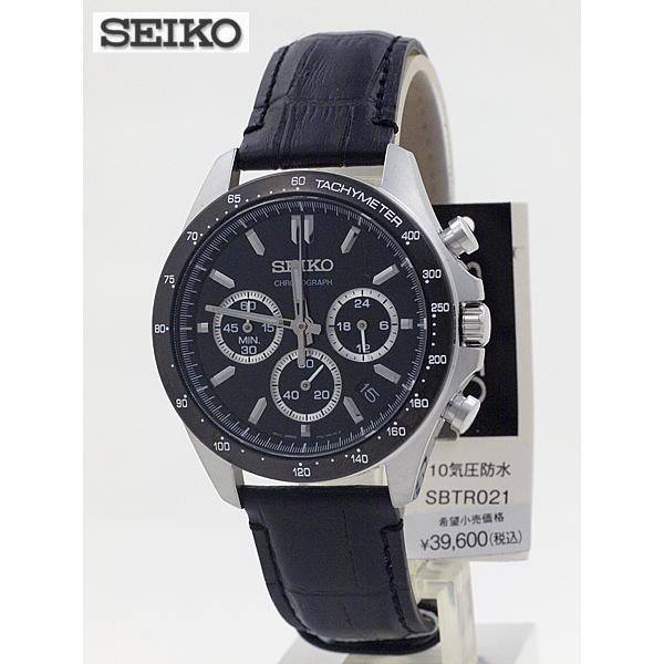 10気圧防水機能SEIKO SBTR021 クロノグラフ 腕時計 SEIKO（セイコー） クロノグラフ 10気圧防水 腕時計 SBTR021 : e-細井