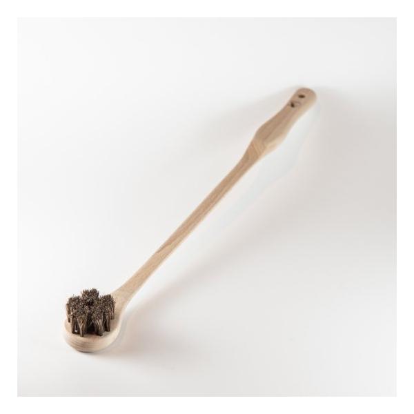 孫の手も借りられない時に 馬毛 まごの手ブラシ さくら 孫の手 日本製 アートブラシ 肌触り 柔らかな 馬毛 背中 全体 届く背中　かゆい