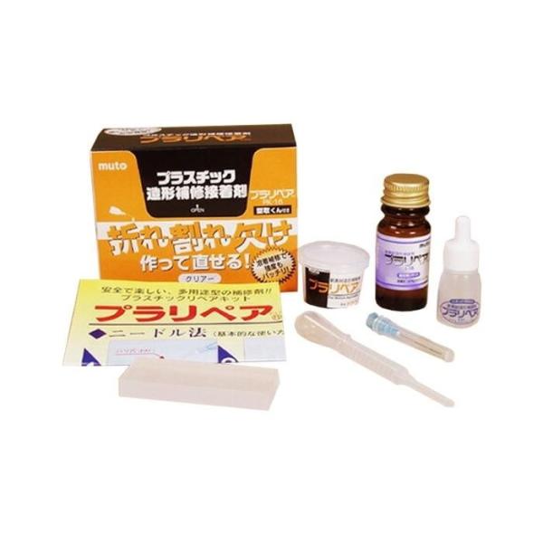 【カラー：白】固まればプラスチックそのもの。化学結合で強力補修!!折れ・割れ・欠けを再生補修出来るキットです。強力溶着・穴うめ・ネジ山再生まですべてこれ1つでOK!!