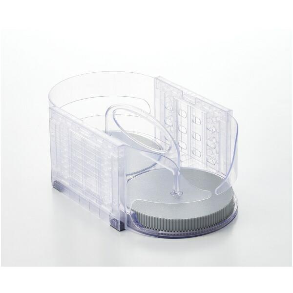 冷蔵庫の奥のものをくるくる回して取り出せる！調味料をまとめてセットして簡単収納♪　【商品仕様】ブランド名：コジット原産国／製造国：中国代表カラー：透明キッチン用品の素材：プラスチック製品サイズ(約）：32.5×19.5×12.5cm材質：A...