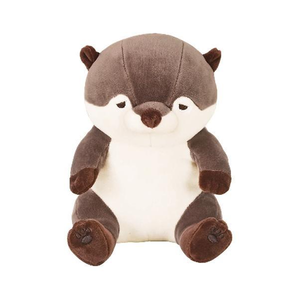 プレミアムねむねむ 座り抱きまくらS くるり 68227-33 カワウソ ちぶはあと ぬいぐるみ 抱き枕 ポーチ ベビー ポーチ