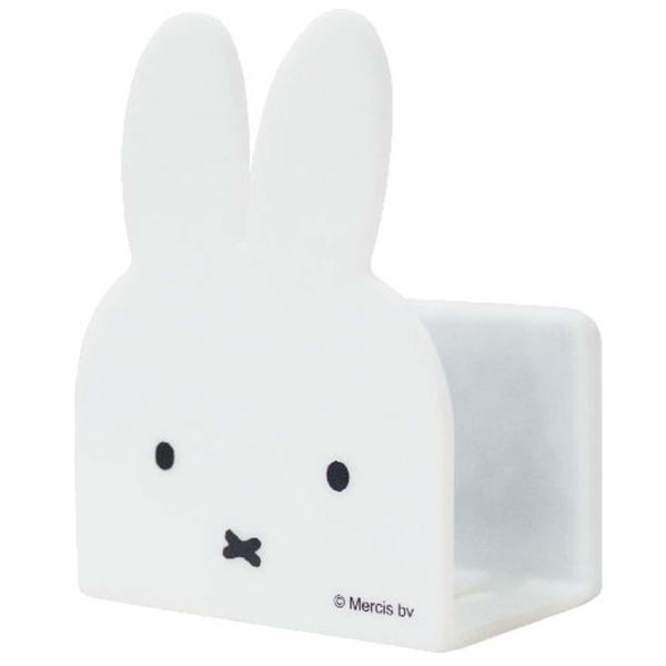 ミッフィーのマグネット付きスポンジホルダーです☆miffy マグネットスポンジホルダー オカトー Okato  ミッフィー Dick Bruna スポンジ入れ スポンジ置き 磁石 水抜き穴 冷蔵庫 キッチン お風呂 台所 収納 キャラクター...