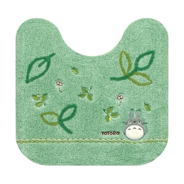 森の中のトトロをイメージしたデザインのトイレシリーズ☆人気のトトロのトイレシリーズ 『もりのかぜ』 トイレマット（約58×60Vcm）グリーン センコーとなりのトトロ トトロ スタジオジブリ トイレ マット トイレタリー 洗濯可 ウォッシャ...