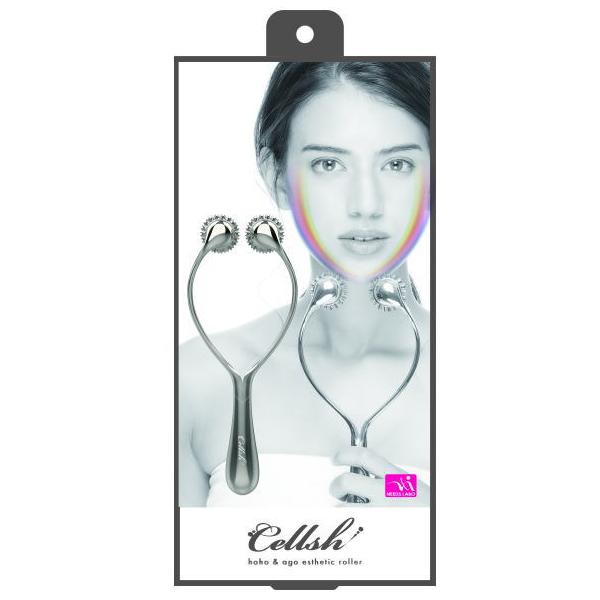刺さない鍼でおうちエステCellsh フェイシャルエステローラー 美容ローラー 美顔ローラー おうちエステ コンパクト セルシュ サンファミリー 美容鍼 鍼ローラー おうちエステ 指圧 ゴロゴロ