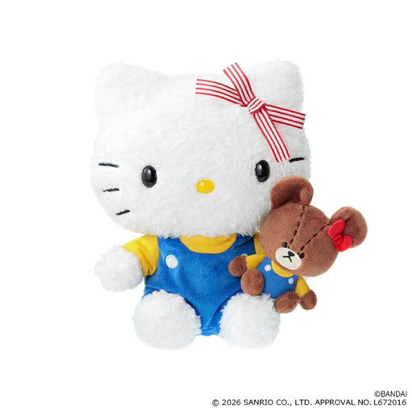 【即納】くまのがっこう×ハローキティ もこもこぬいぐるみ キティ 619498 ジャッキー セキグチ コラボ 25周年 キャラ