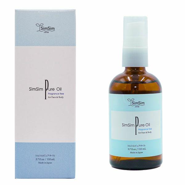 100%ピュアなセサミオイル使用のマッサージオイルピュアオイル 110mL しむら simsim SimSim セサミオイル SimSimジャパン シムシム 天然オイル 顔 身体 ボディ マッサージ ゴマ ごま キュアリング 美容 植物成分...