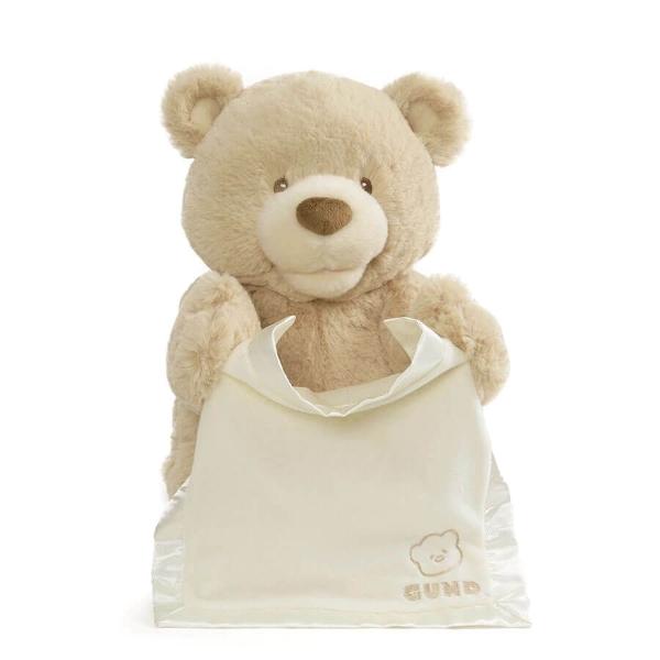 【即納】GUND ピーカーブーベア 英語版 ガンド くま 正規品 動く 話す 歌う テディベア いないいないばあ 話す