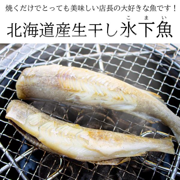 北海道産 こまい 5kg前後 S〜Mサイズ 氷下魚 コマイ 生干し 一夜干し 干物 業務用 おつまみ 魚 食べ方※S〜Mサイズは1kgで18尾前後（尾数はさらに前後する場合がございます。）生干し氷下魚（こまい）5kg前後【原材料名】こまい（...