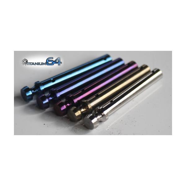 ブレンボ40mmレーシングキャリパー用チタンパッドピン : ROUND STAR