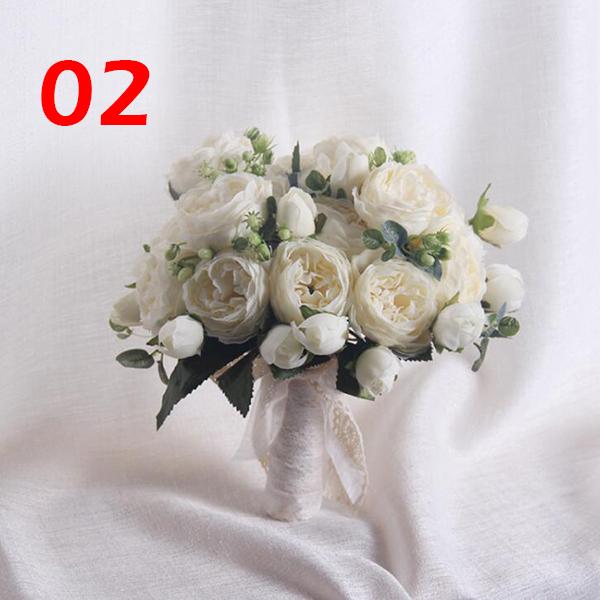 送料無料 ウエディングブーケ ブートニア 手首の花 花束 花飾り 結婚式 バラ造花 成品 ウェディング用 アレンジメント 花嫁 披露宴 手作りブライダル ブーケ Bouquet44 東京ビートル 通販 Yahoo ショッピング