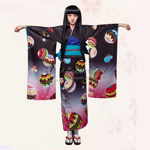 送料無料 地獄少女 三鼎 風 閻魔あい コスプレ衣装 着物 ウィッグ 下駄 Cosplay アニメ ゲーム コスチューム パーティーグッズ ハロウィン仮装 Sks854 東京ビートル 通販 Yahoo ショッピング