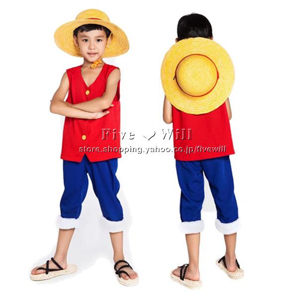 送料無料 One Piece ワンピース 風 海賊王 モンキー D ルフィ コスプレ 衣装 帽子 子供用サイズ コスチューム イベント アニメ ハロウィン仮装 Tt954 東京ビートル 通販 Yahoo ショッピング
