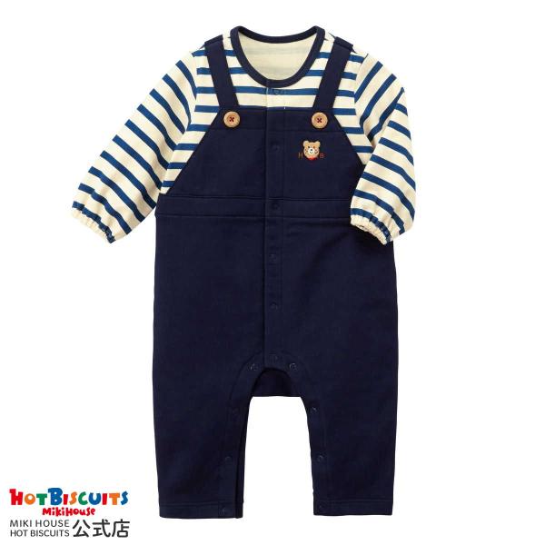 SALE／93%OFF】 美品 ミキハウス MIKIHOUSE サスペンダー風 半袖